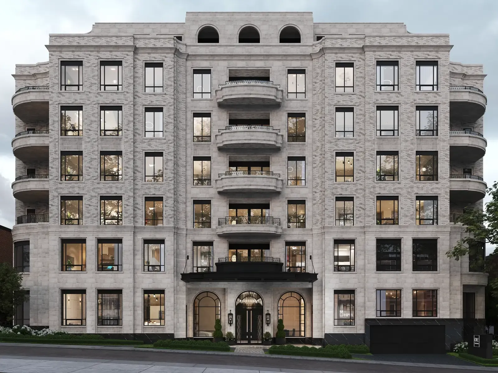 One Thelma front elevation